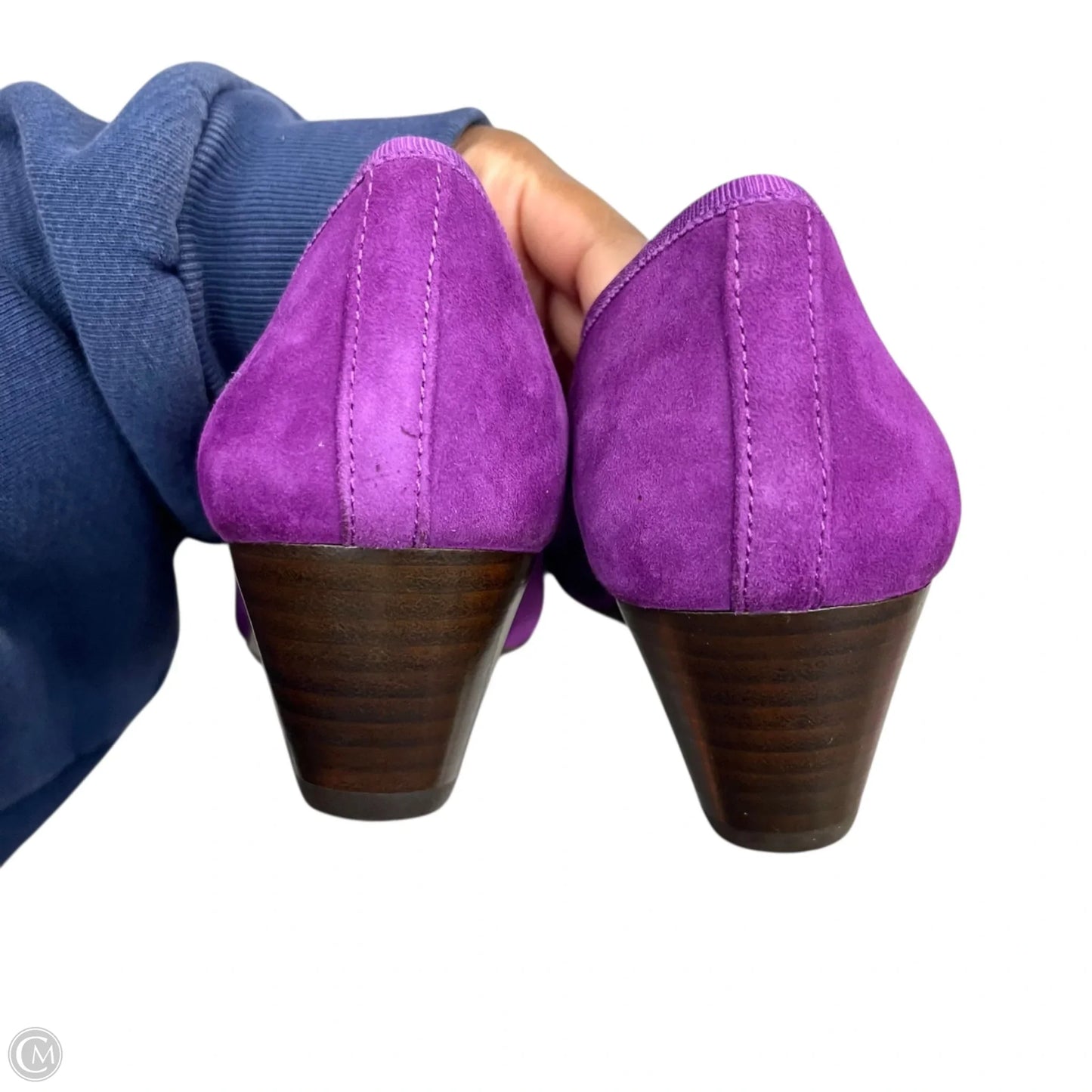 Shoes Designer By Tory Burch In Purple, Size: 7.5