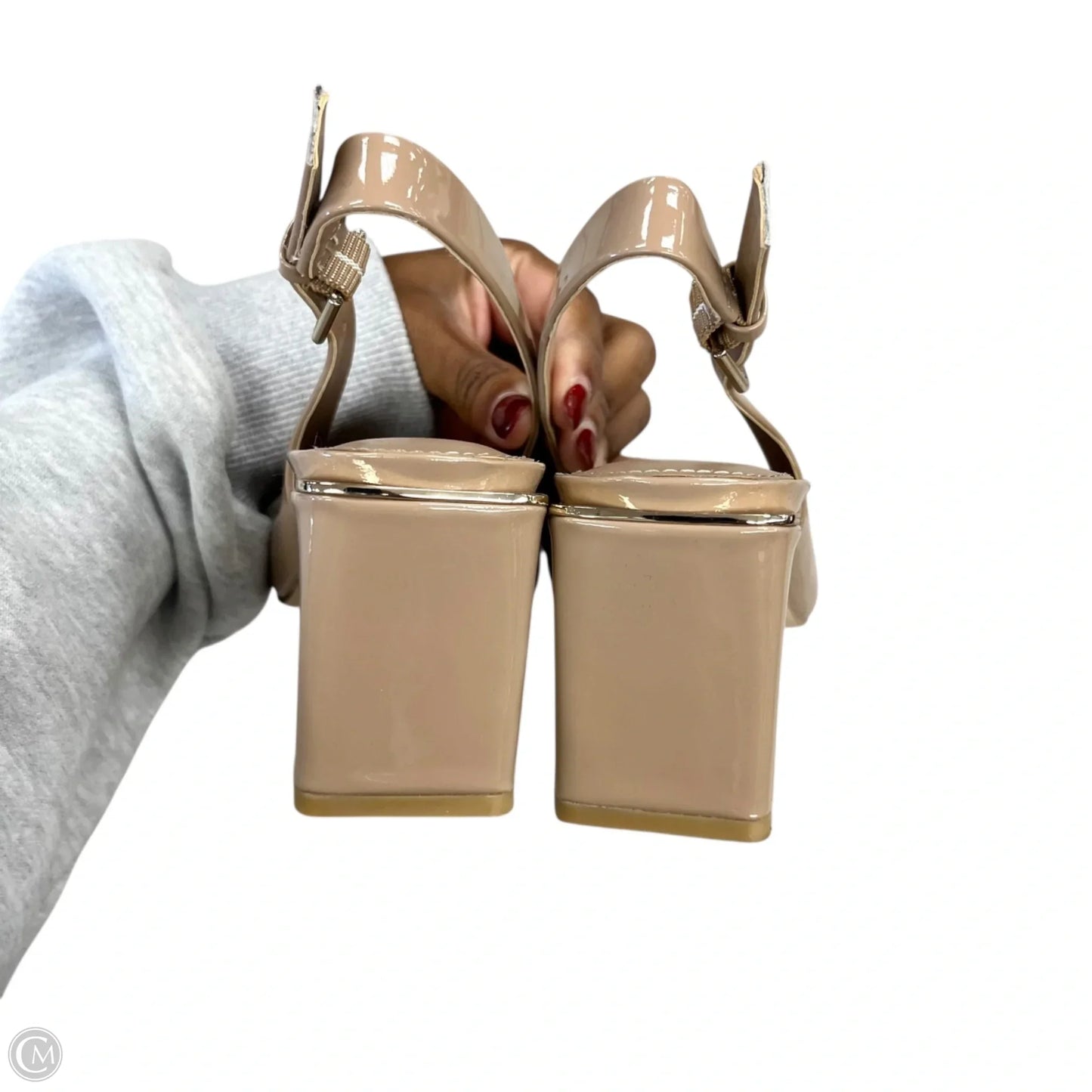 Shoes Heels Block By Vince Camuto In Tan, Size: 6.5