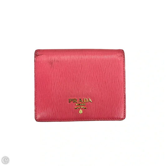 Wallet Luxury Designer By Prada, Size: Small