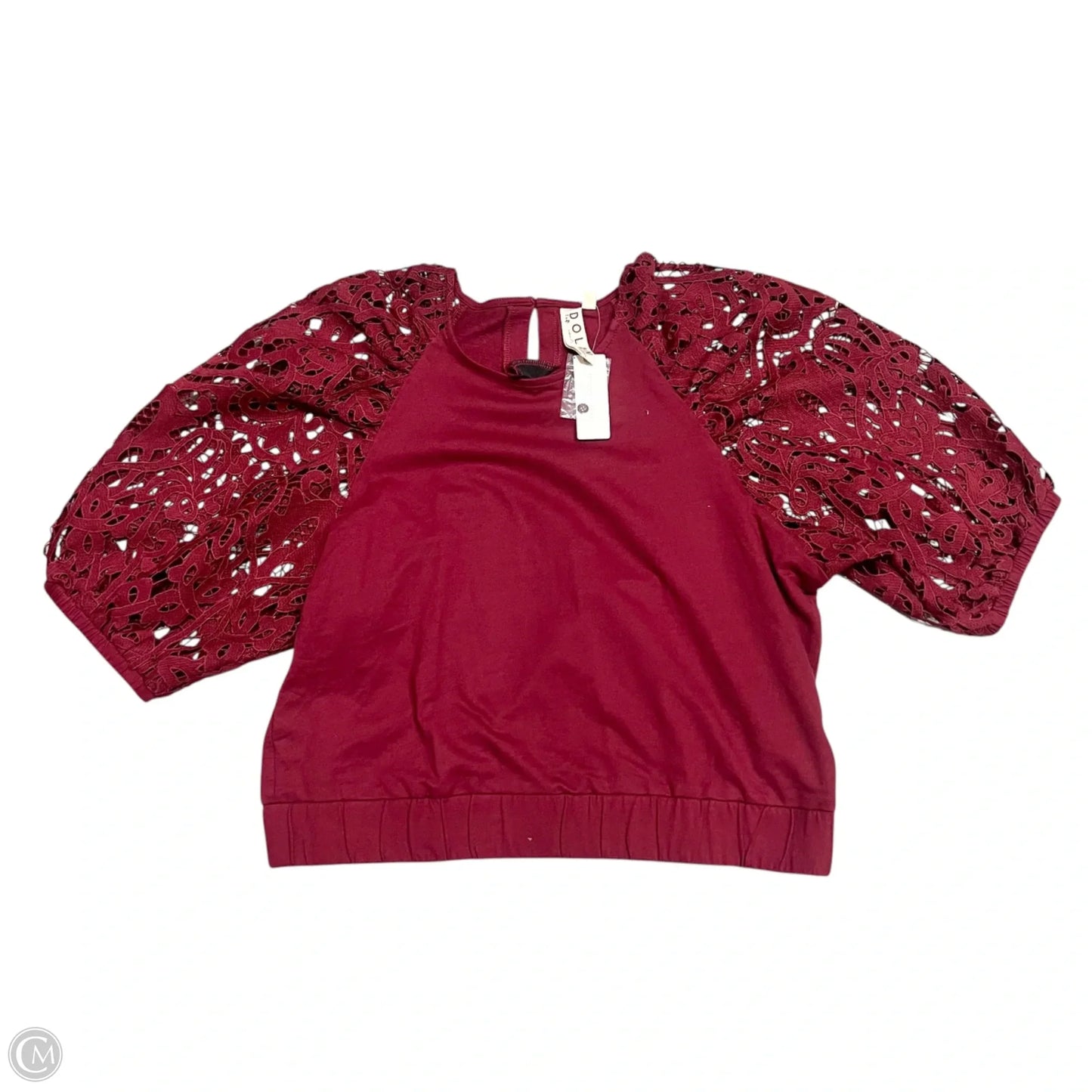 Top Short Sleeve By Dolan Left Coast In Red, Size: L