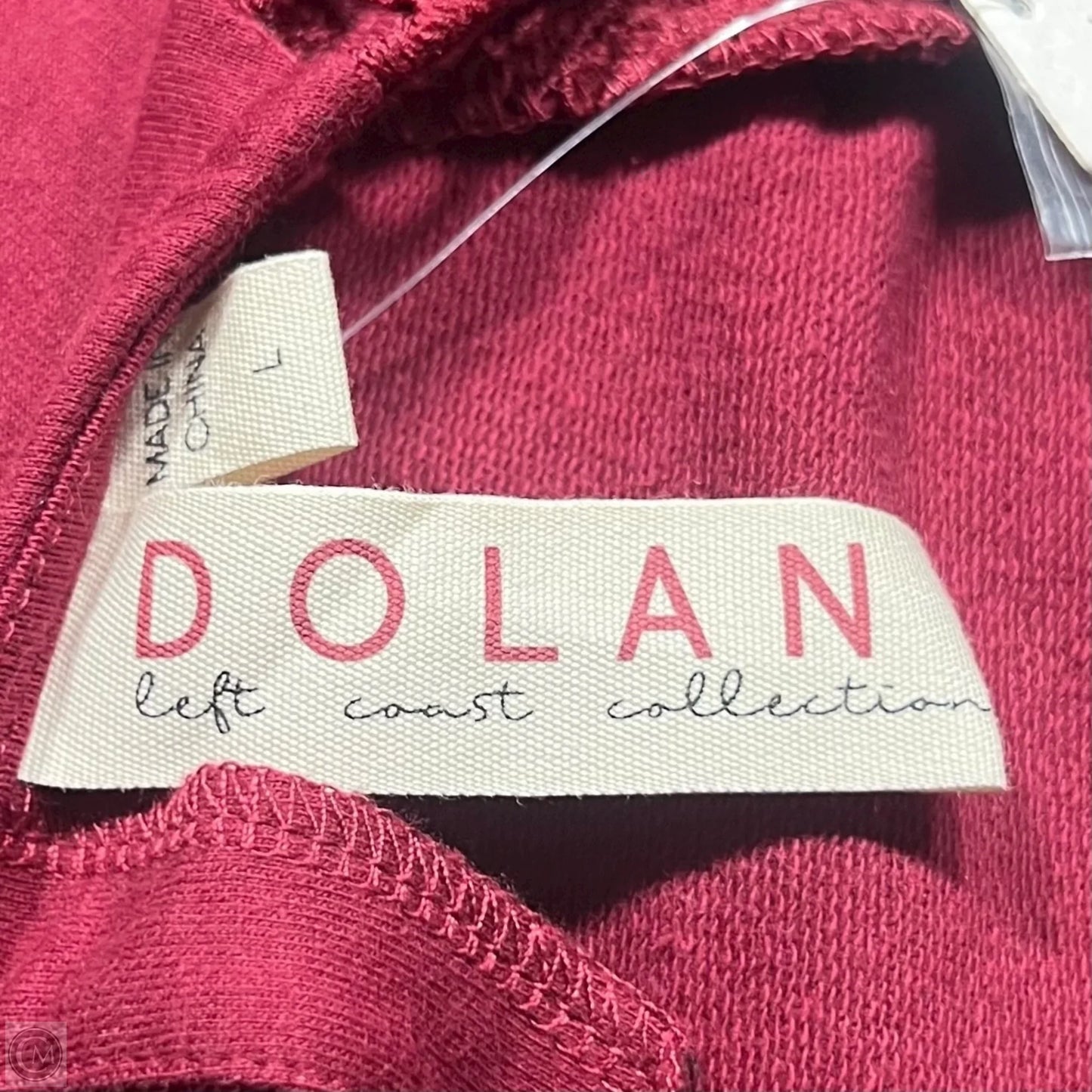 Top Short Sleeve By Dolan Left Coast In Red, Size: L