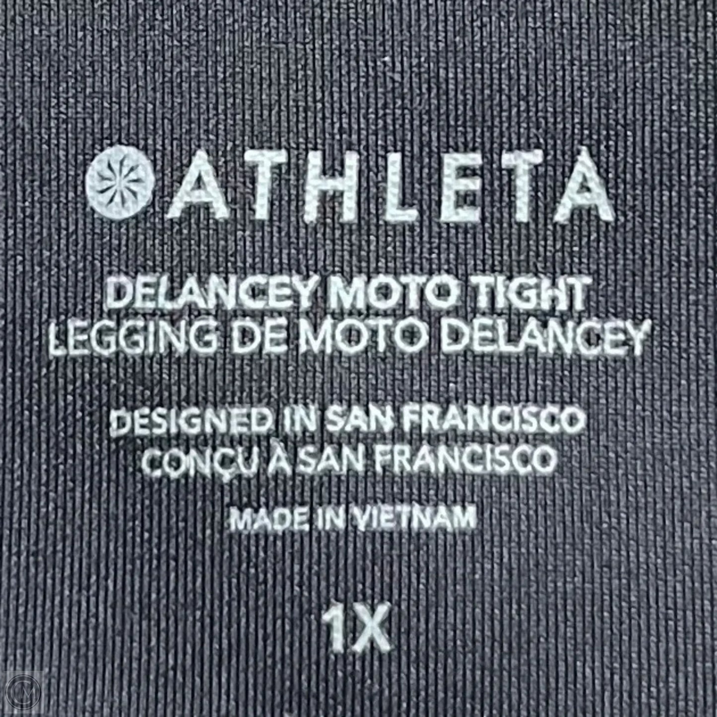 Athletic Leggings By Athleta In Black, Size: 18