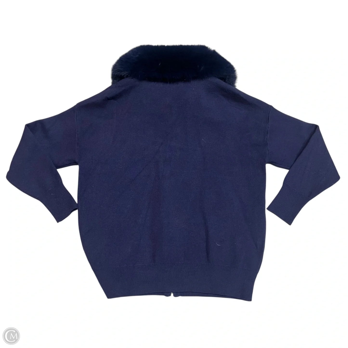 Sweatshirt Collar By Saks Fifth Avenue In Blue, Size: S