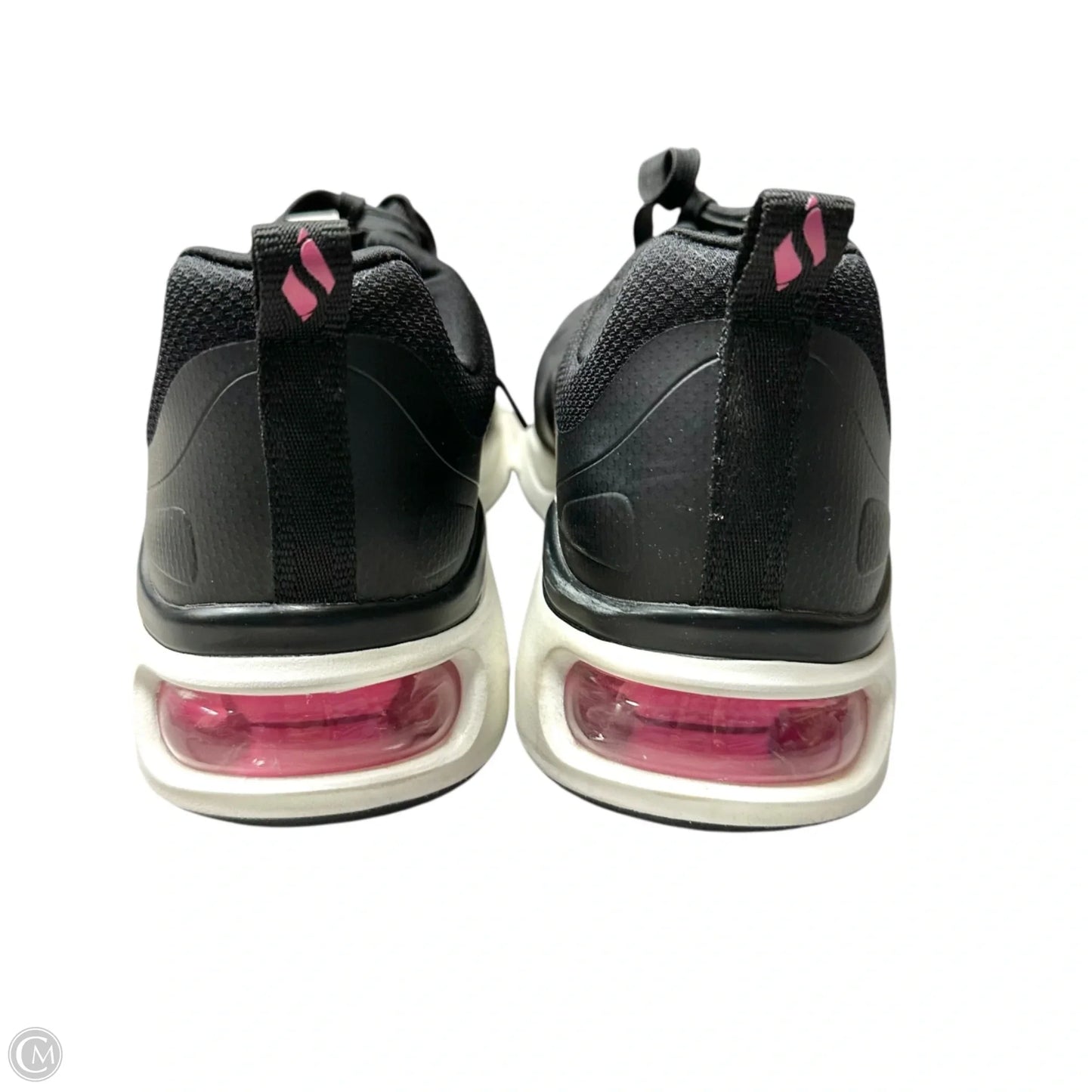 Shoes Athletic By Skechers In Black & Pink, Size: 10