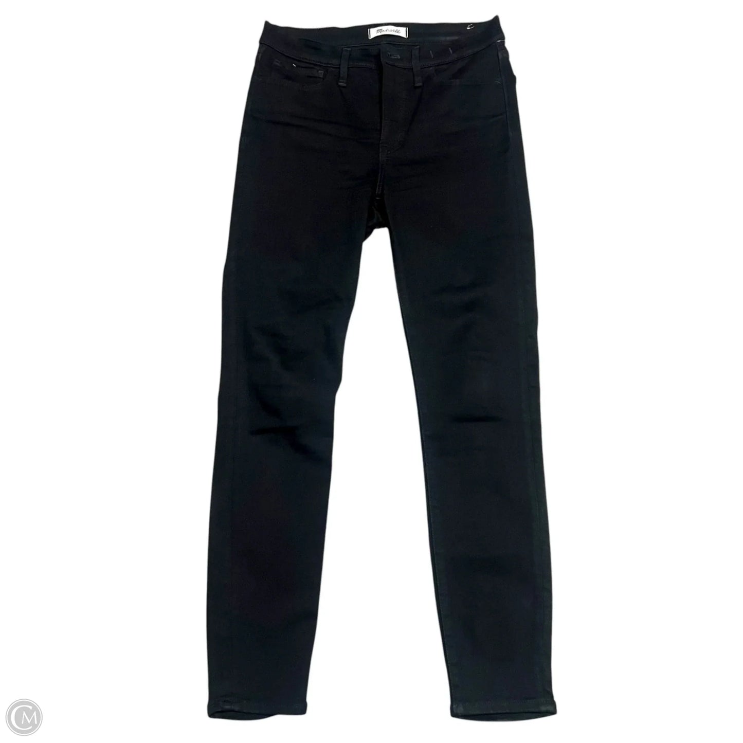 Jeans Straight By Madewell In Black Denim, Size: 6