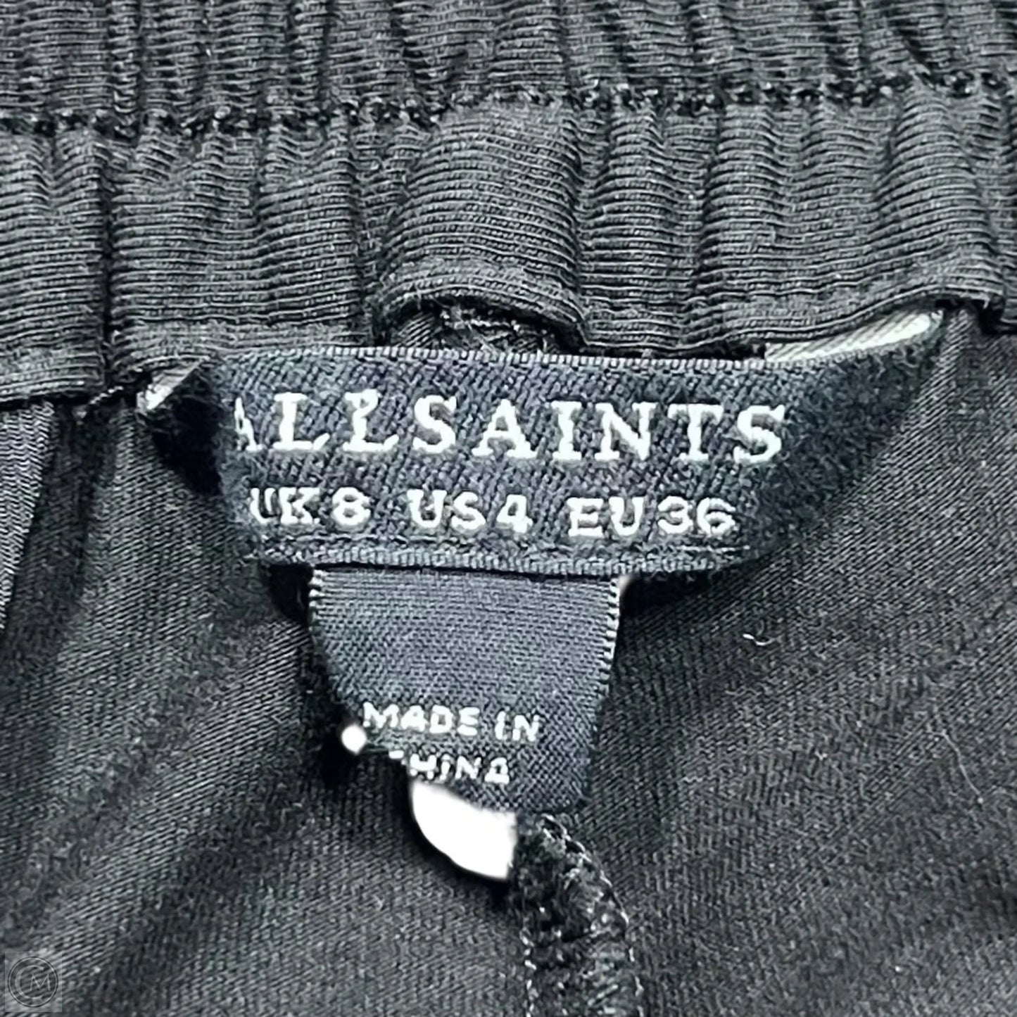 Pants Designer By All Saints In Black, Size: 4