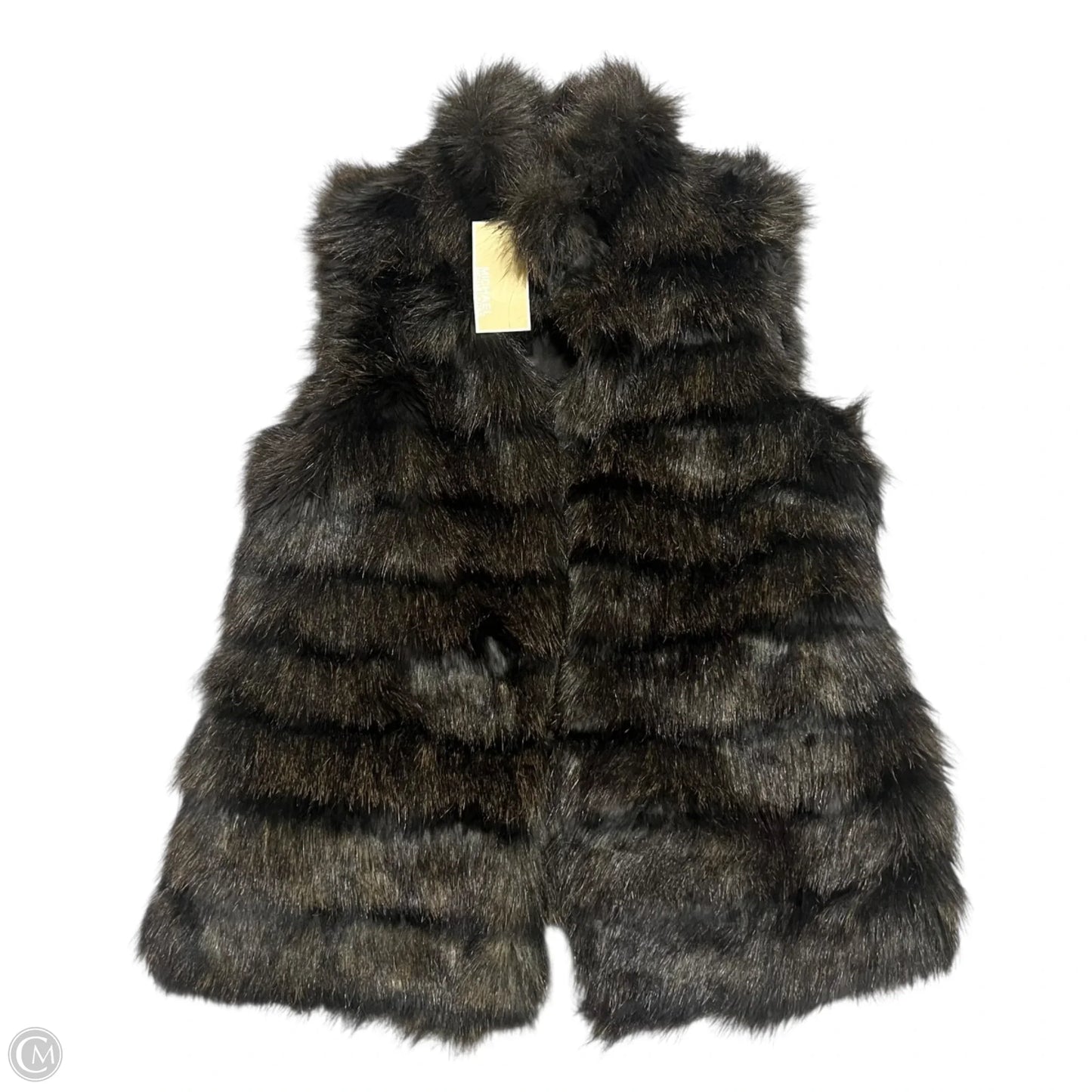 Vest Faux Fur & Sherpa By Michael By Michael Kors In Brown, Size: M