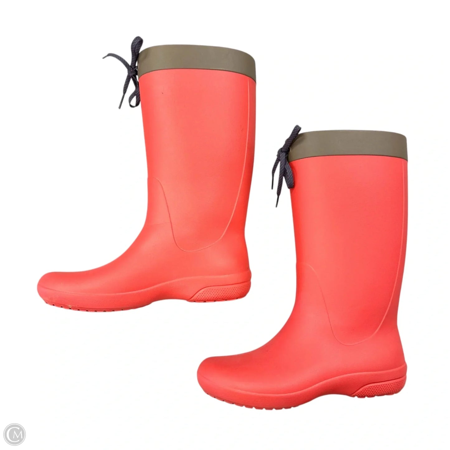 Boots Rain By Crocs In Red, Size: 7