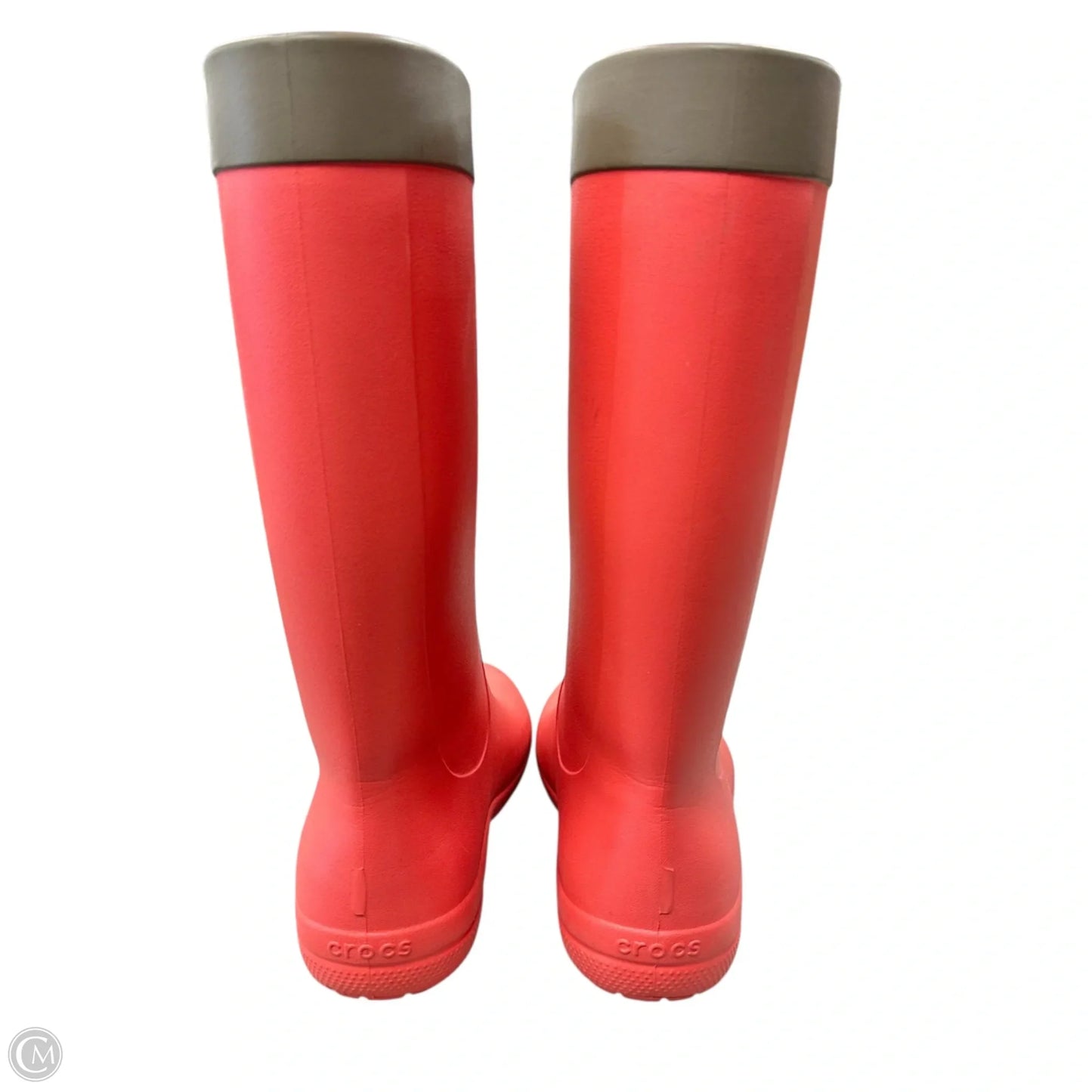 Boots Rain By Crocs In Red, Size: 7