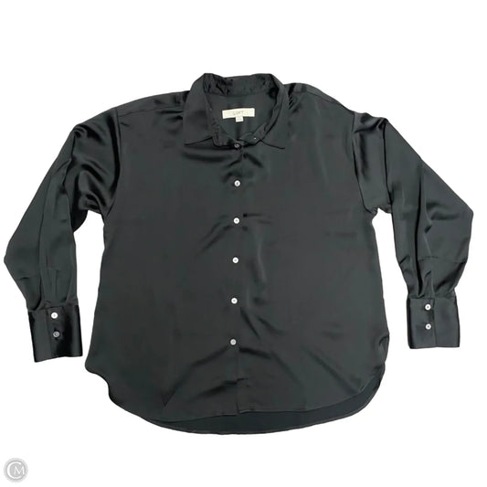 Top Long Sleeve By Loft In Black, Size: M