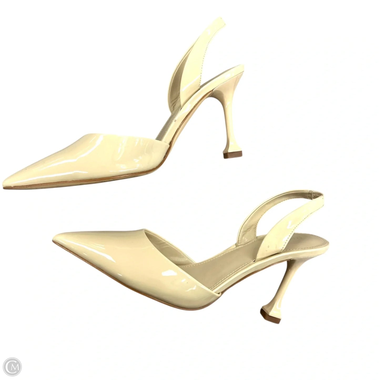 Shoes Heels Kitten By Marc Fisher In Cream, Size: 6.5