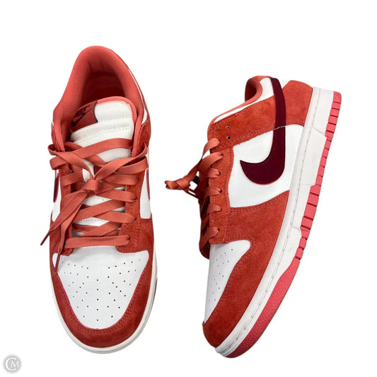 Shoes Sneakers By Nike In Red & White, Size: 10