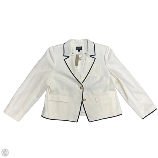 Blazer By J. Crew In Black & Cream, Size: Xl