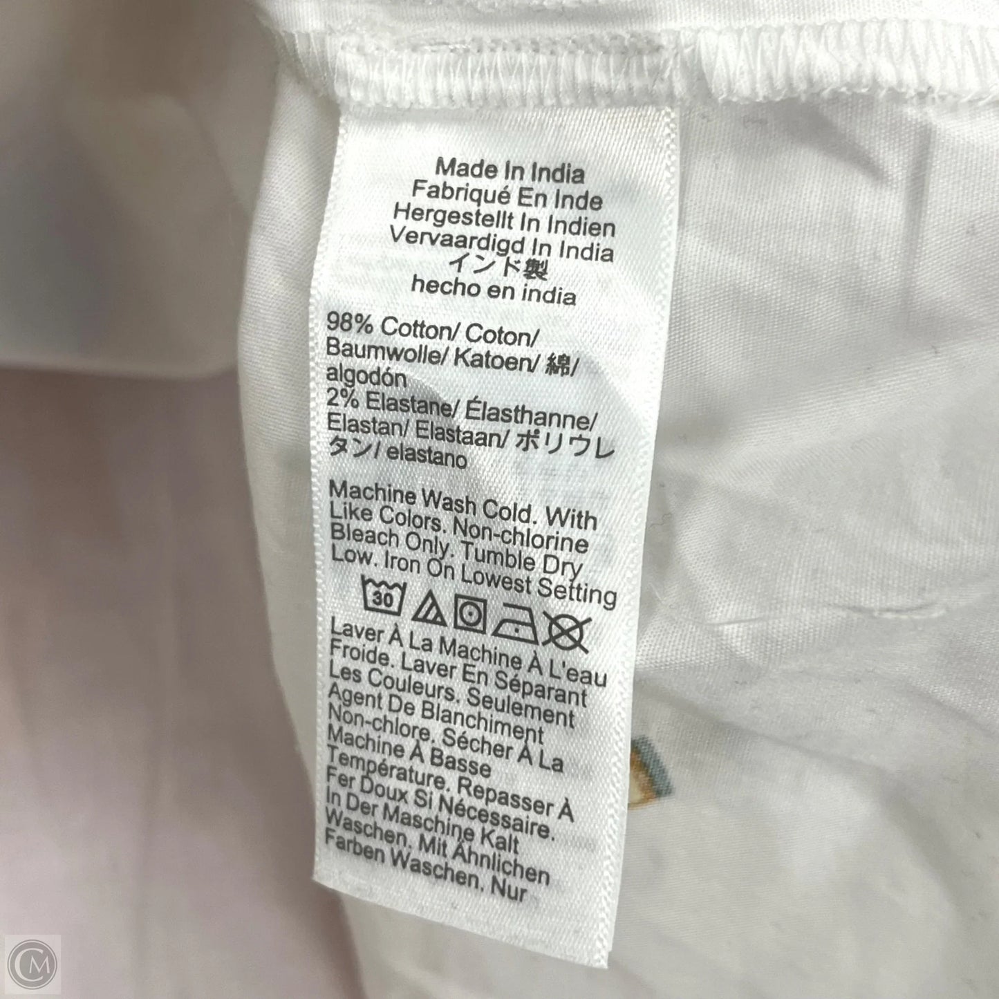 Top Long Sleeve By J. Crew In Cream & Green, Size: Xl