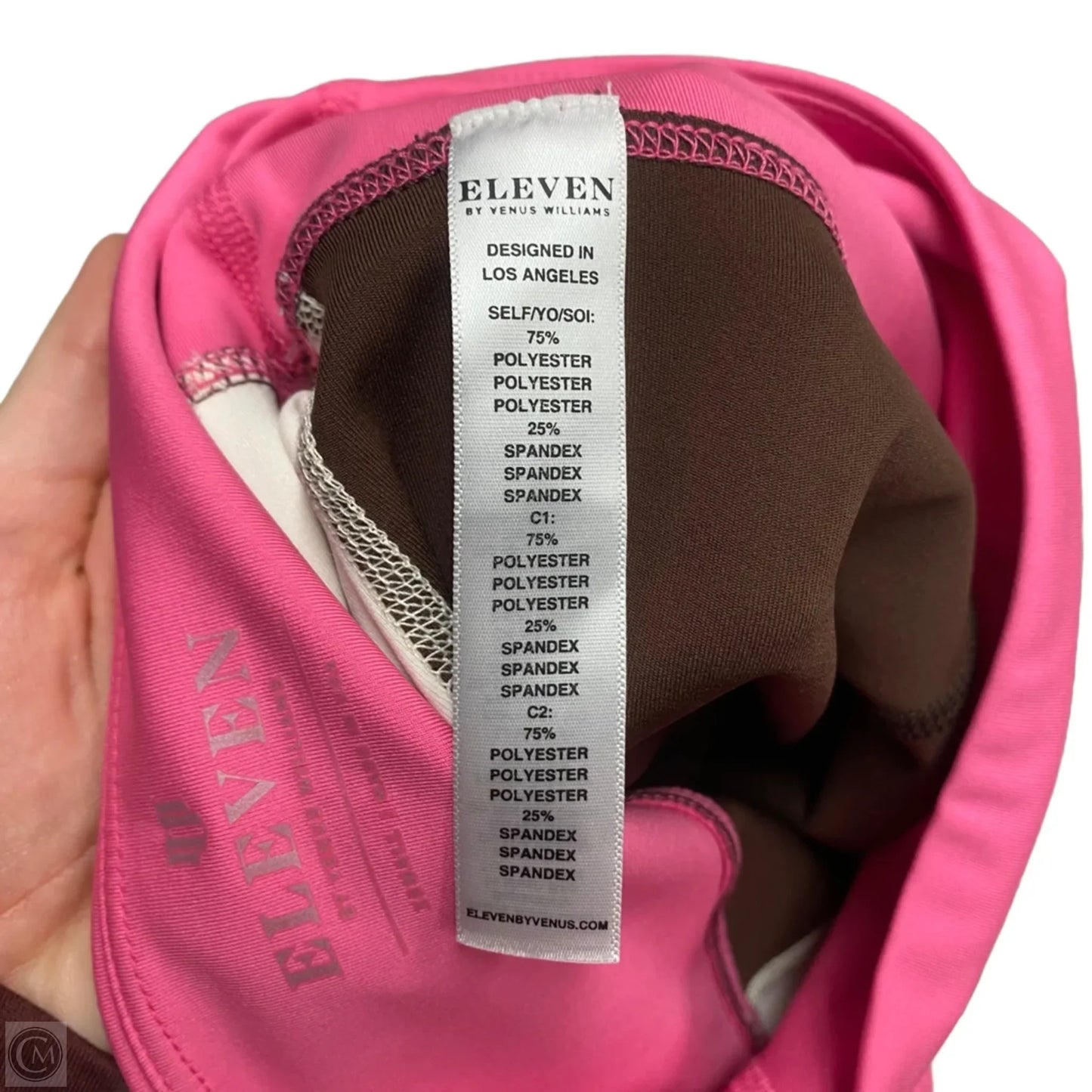 Athletic Leggings By Eleven By Venus Williams In Brown & Pink, Size: Xs