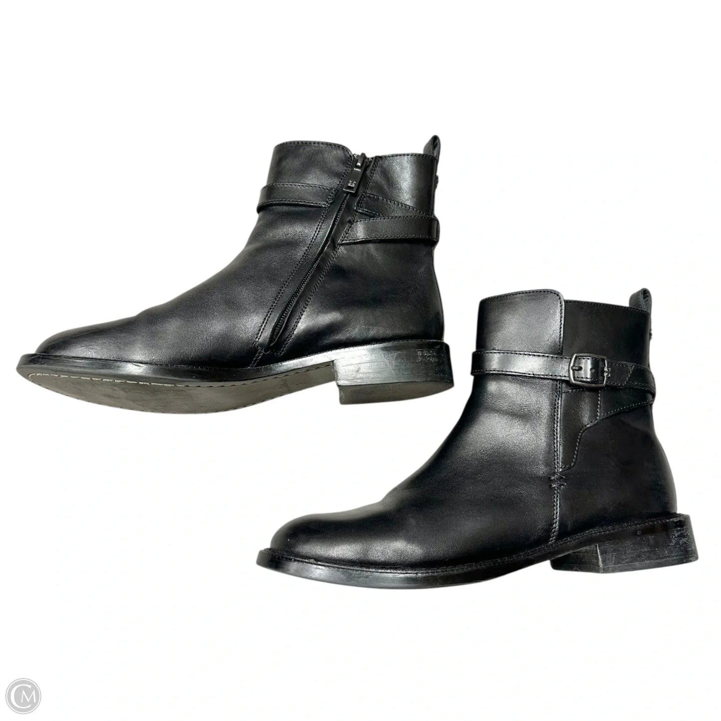 Boots Ankle Heels By Sam Edelman In Black, Size: 9