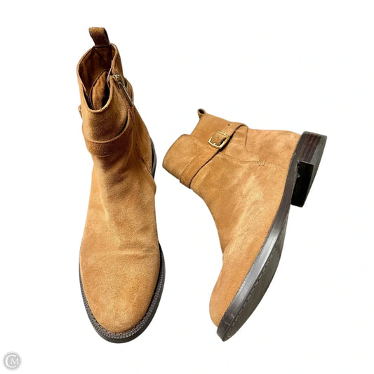 Boots Ankle Heels By Sam Edelman In Tan, Size: 9