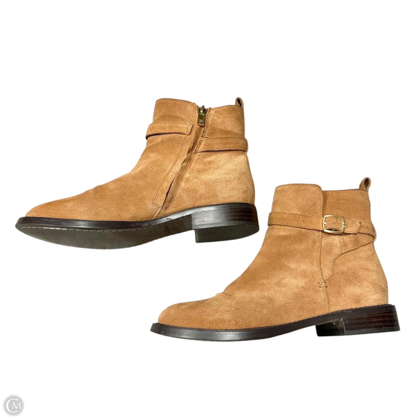 Boots Ankle Heels By Sam Edelman In Tan, Size: 9