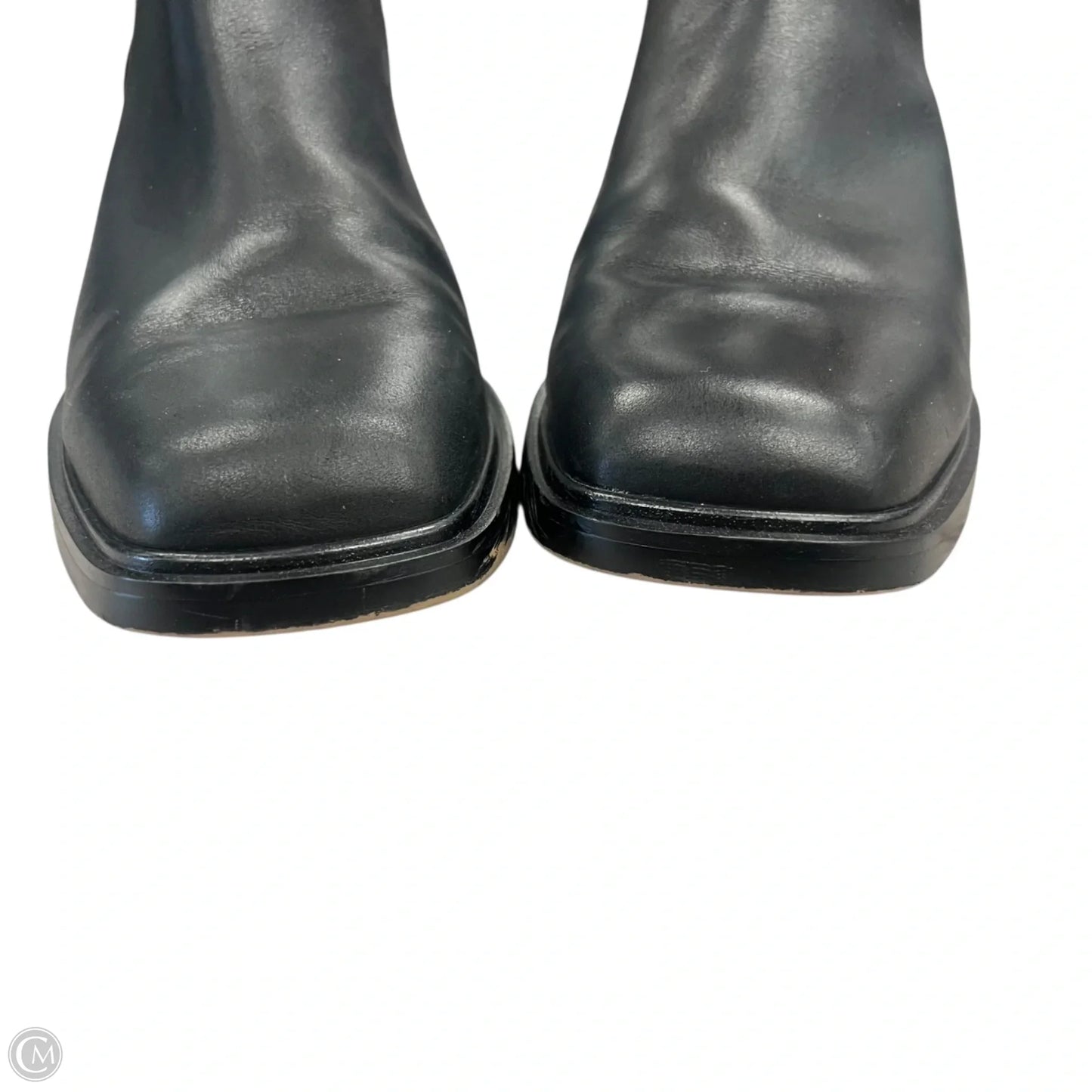 Boots Ankle Heels By Franco Sarto In Black, Size: 9