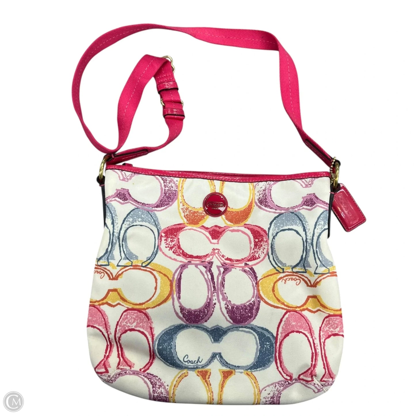 Crossbody Designer By Coach, Size: Medium