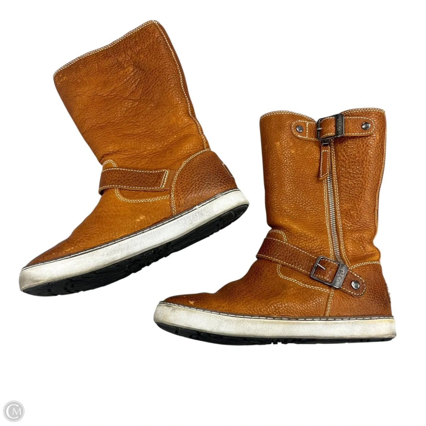 Boots Designer By Ugg In Tan, Size: 8