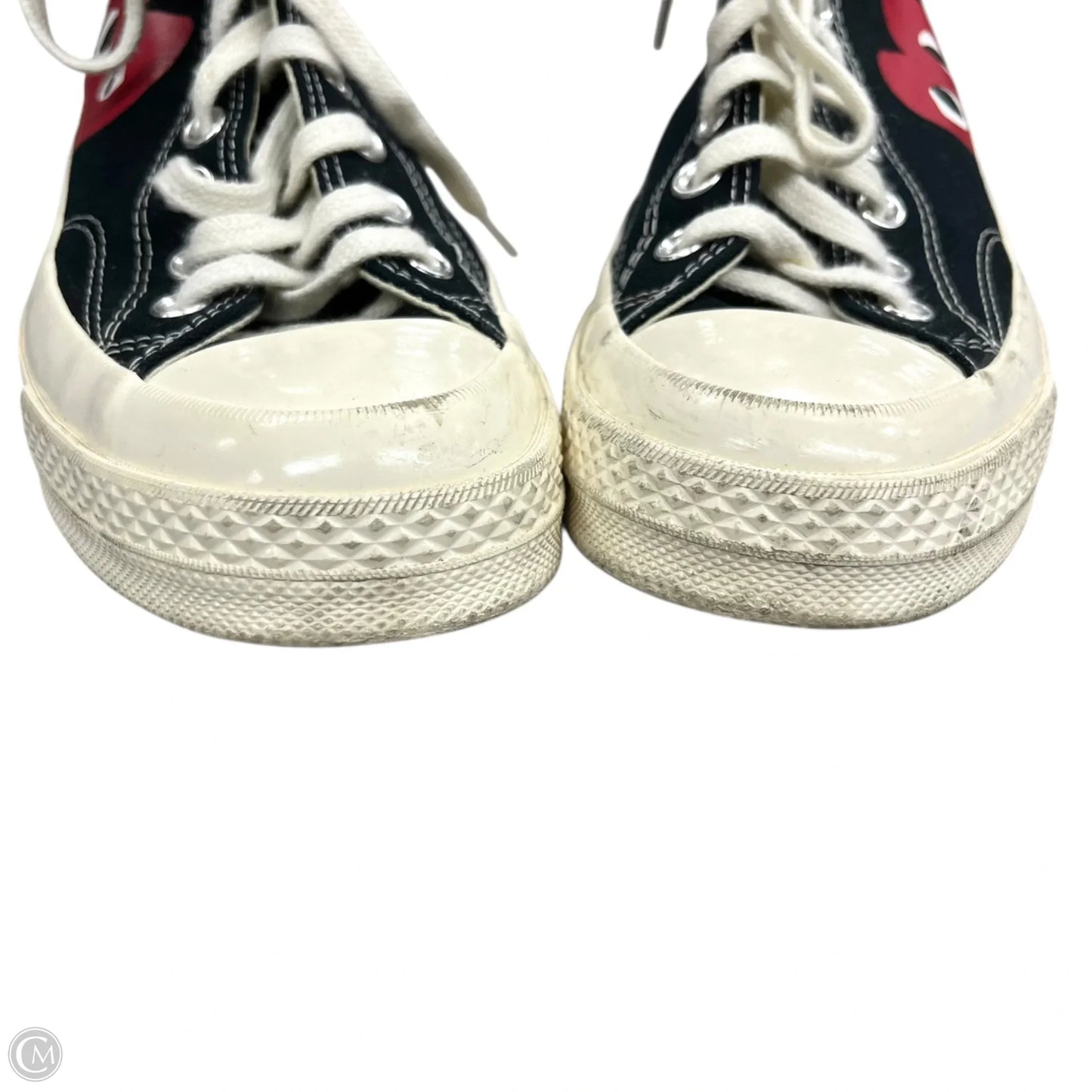 Shoes Sneakers By Converse In Black & Cream, Size: 9