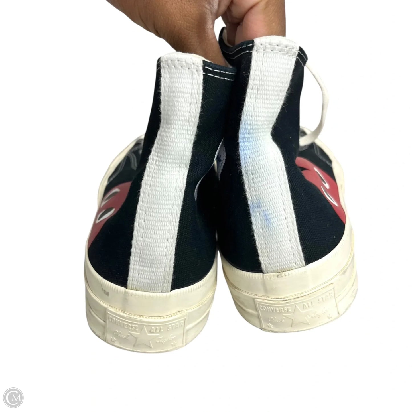 Shoes Sneakers By Converse In Black & Cream, Size: 9