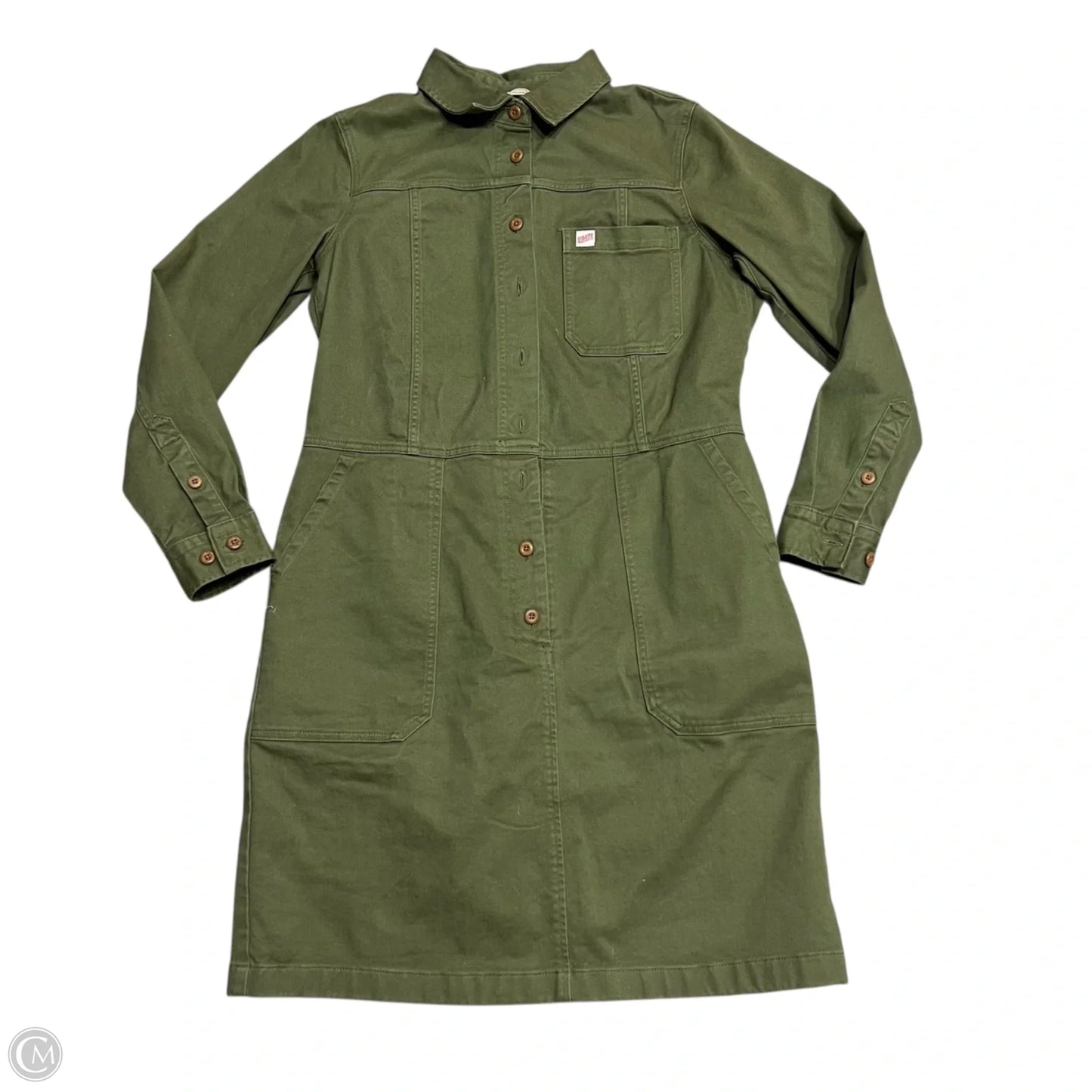 Dress Casual Midi By Duluth Trading In Green, Size: M