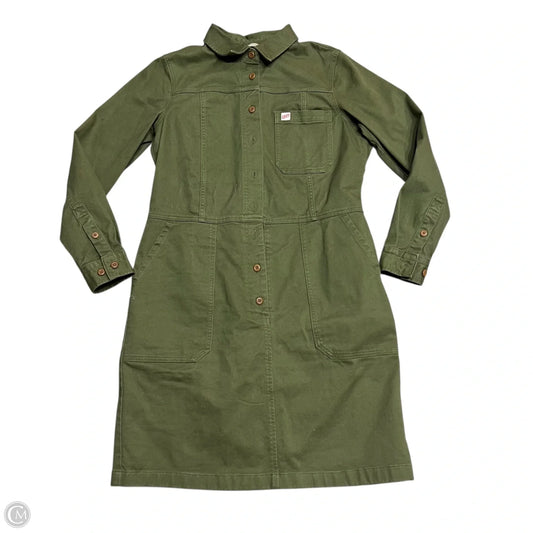 Dress Casual Midi By Duluth Trading In Green, Size: M