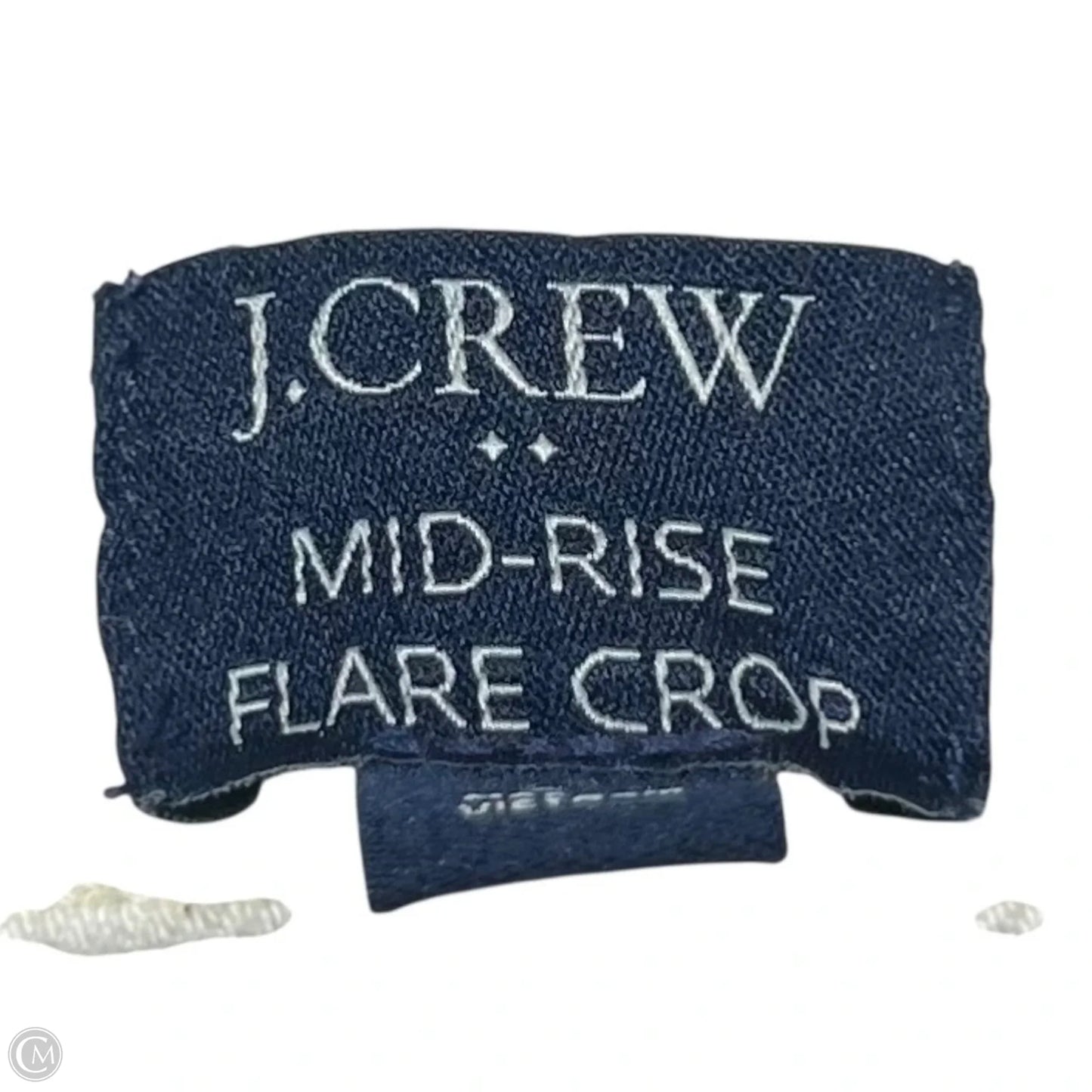 Jeans Cropped By J. Crew In Cream, Size: 12