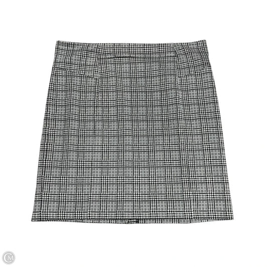 Skirt Mini & Short By Michael By Michael Kors In Black & Grey, Size: 16
