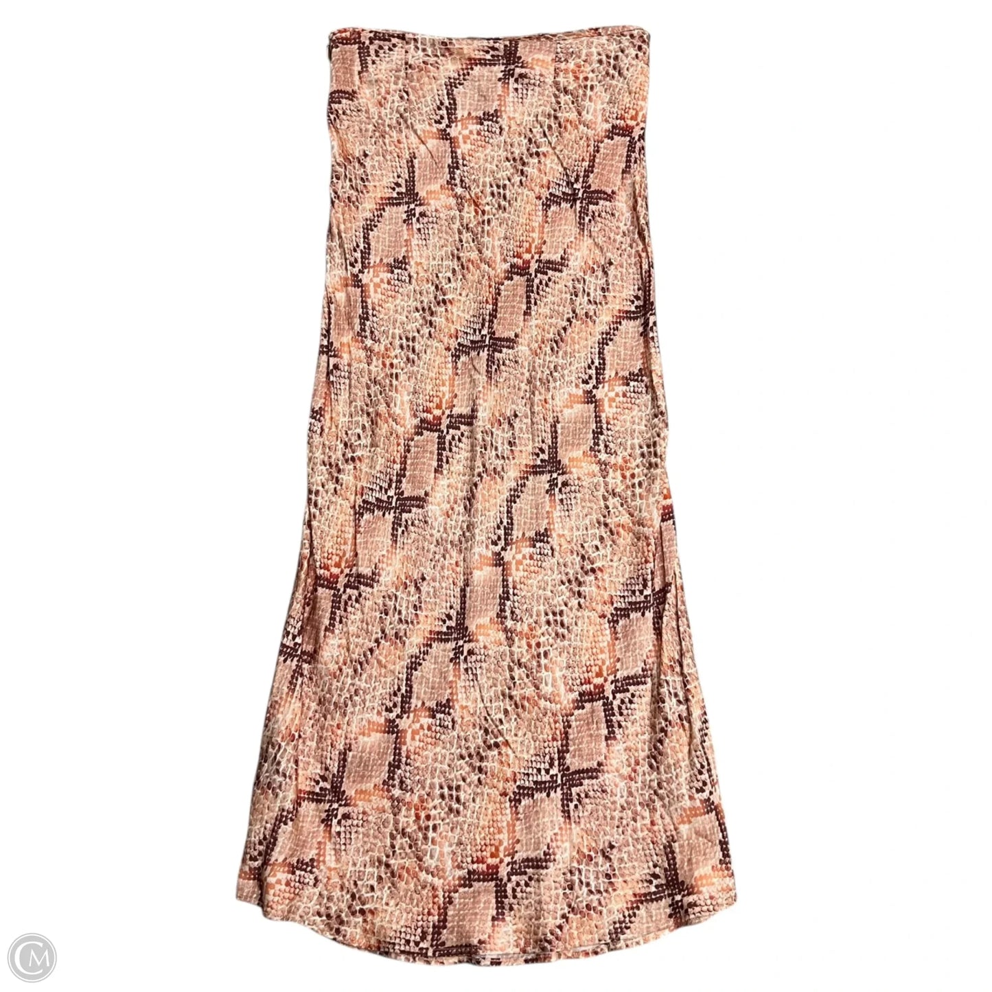 Skirt Maxi By Urban Outfitters In Snakeskin Print, Size: 4