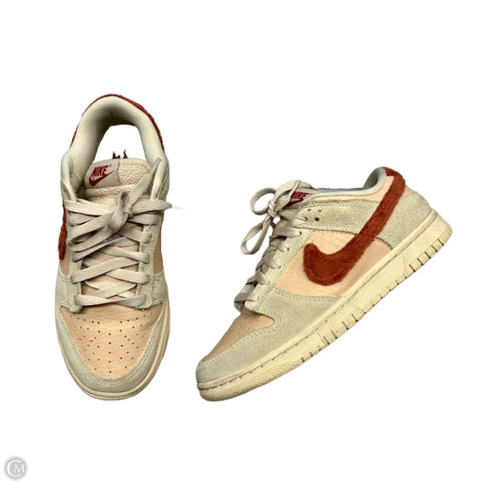 Shoes Sneakers By Nike In Cream & Orange, Size: 7