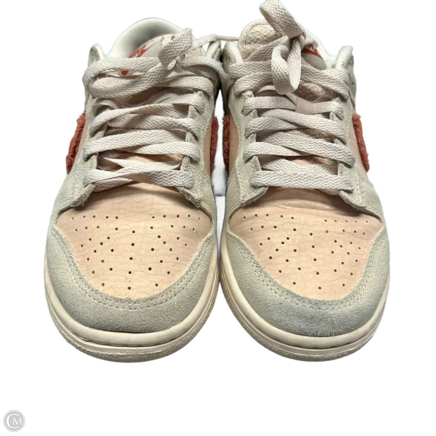 Shoes Sneakers By Nike In Cream & Orange, Size: 7