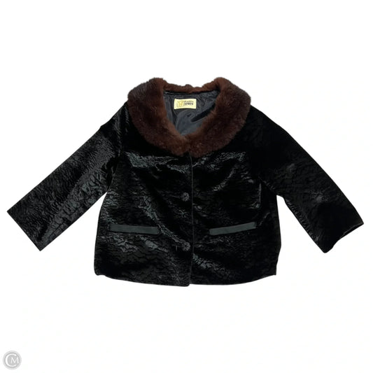Jacket Other By Franklin Simon In Black & Brown, Size: S
