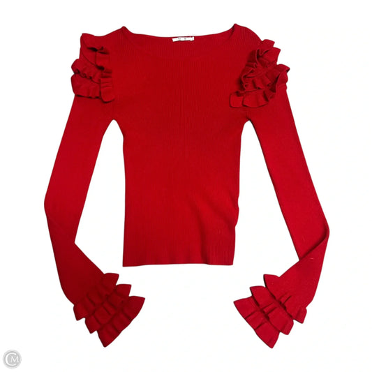 Sweater By Tularosa In Red, Size: Xs