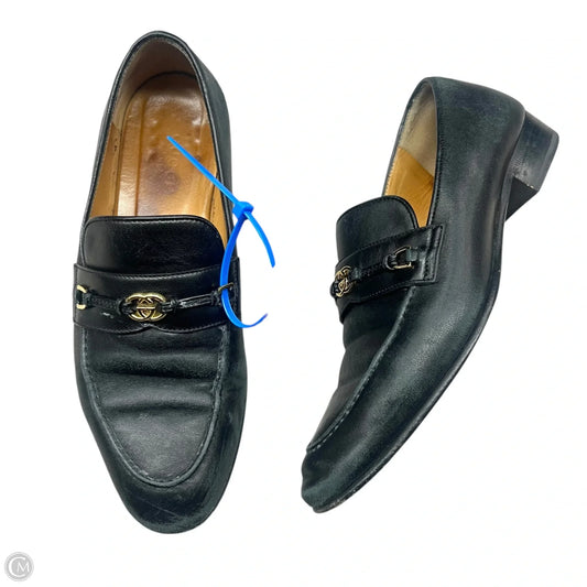 Shoes Luxury Designer By Gucci In Black, Size: 5.5