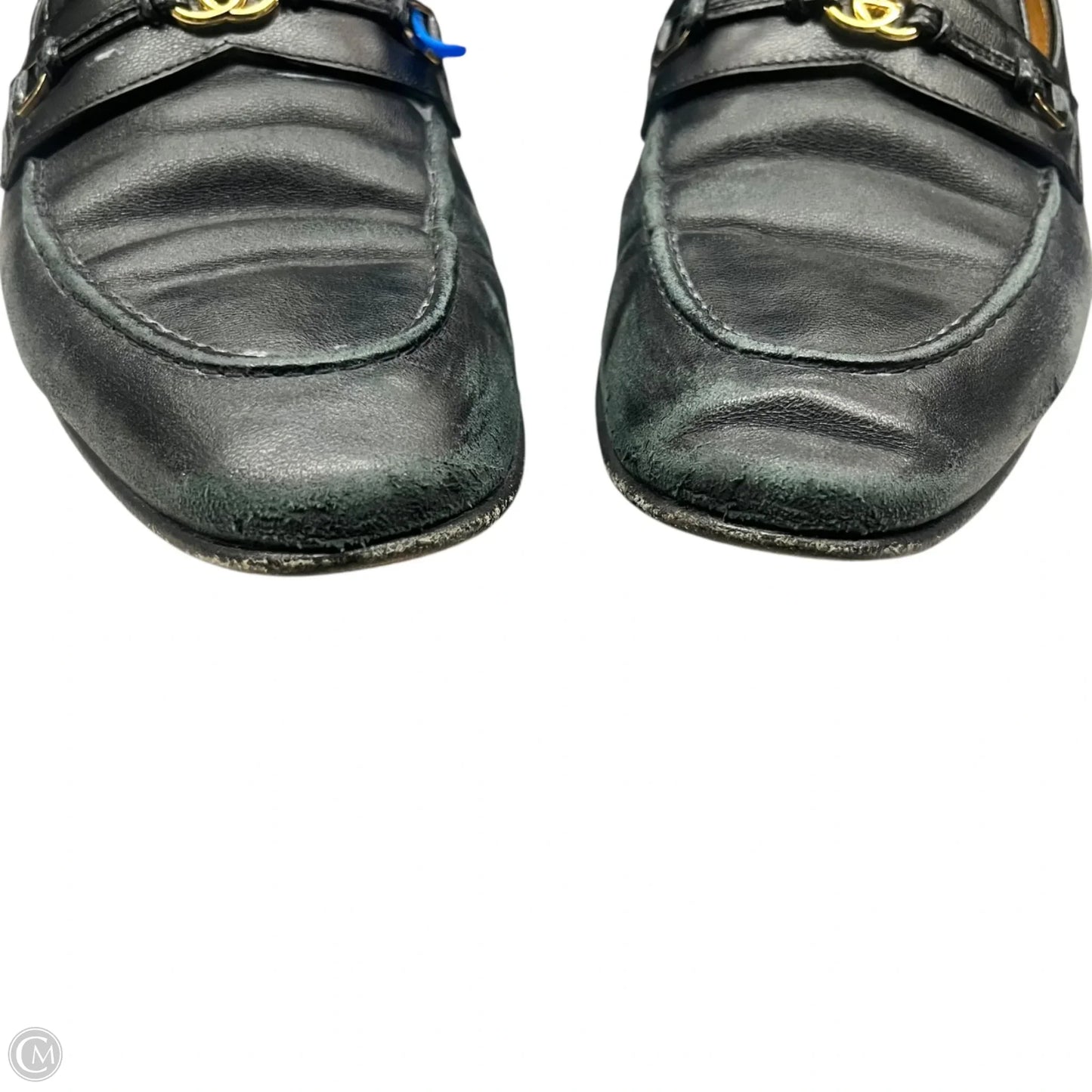 Shoes Luxury Designer By Gucci In Black, Size: 5.5