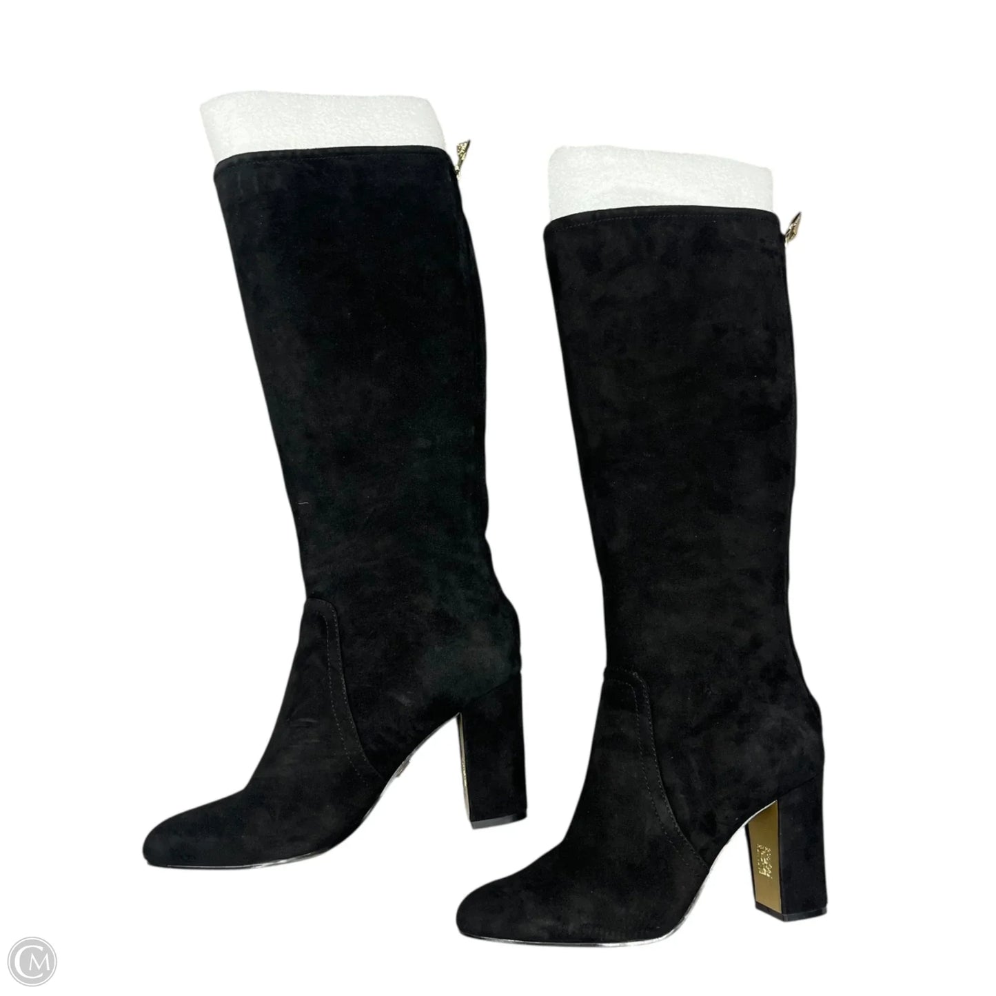 Boots Knee Heels By Anne Klein In Black, Size: 7