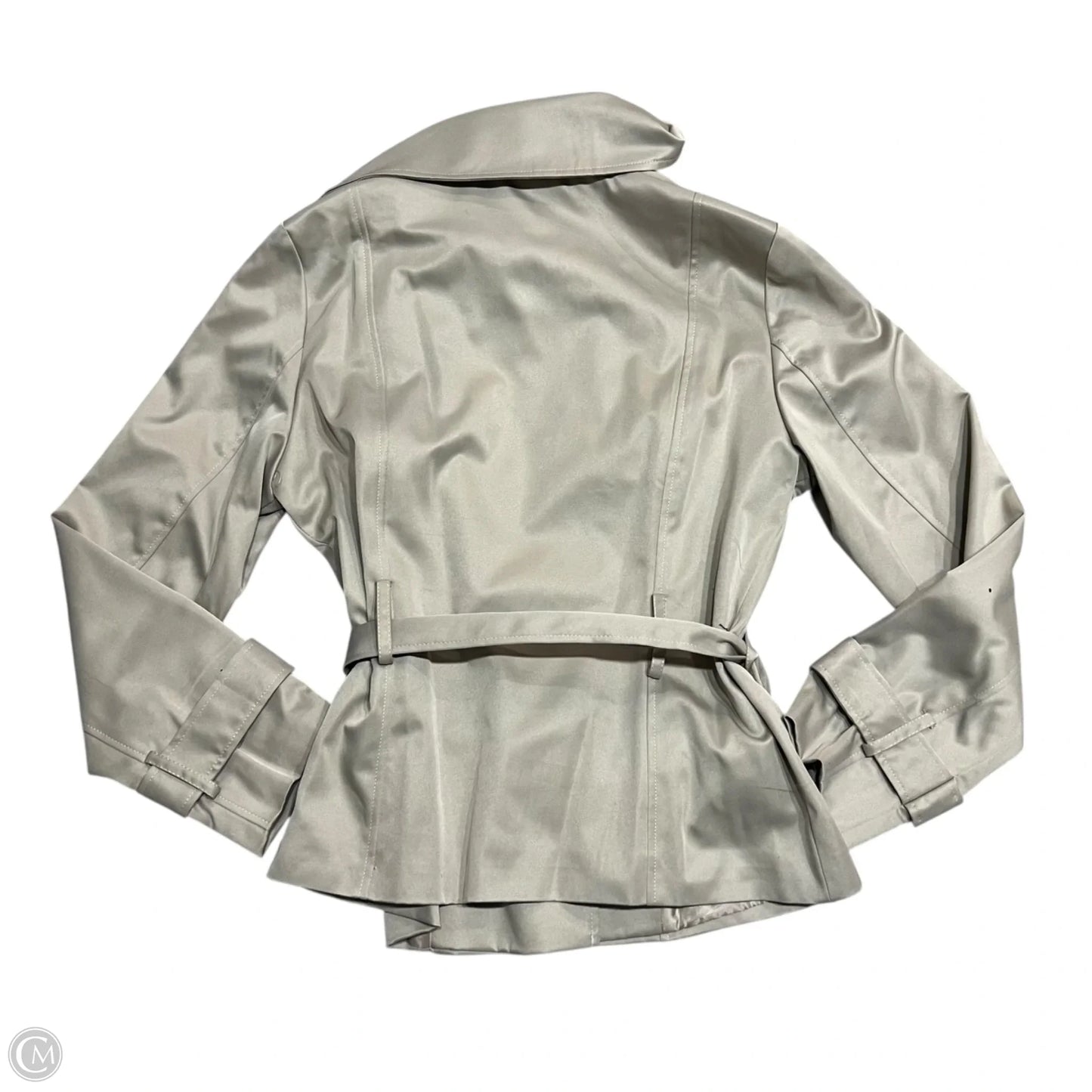 Coat Trench Coat By Eden Court In Tan, Size: S