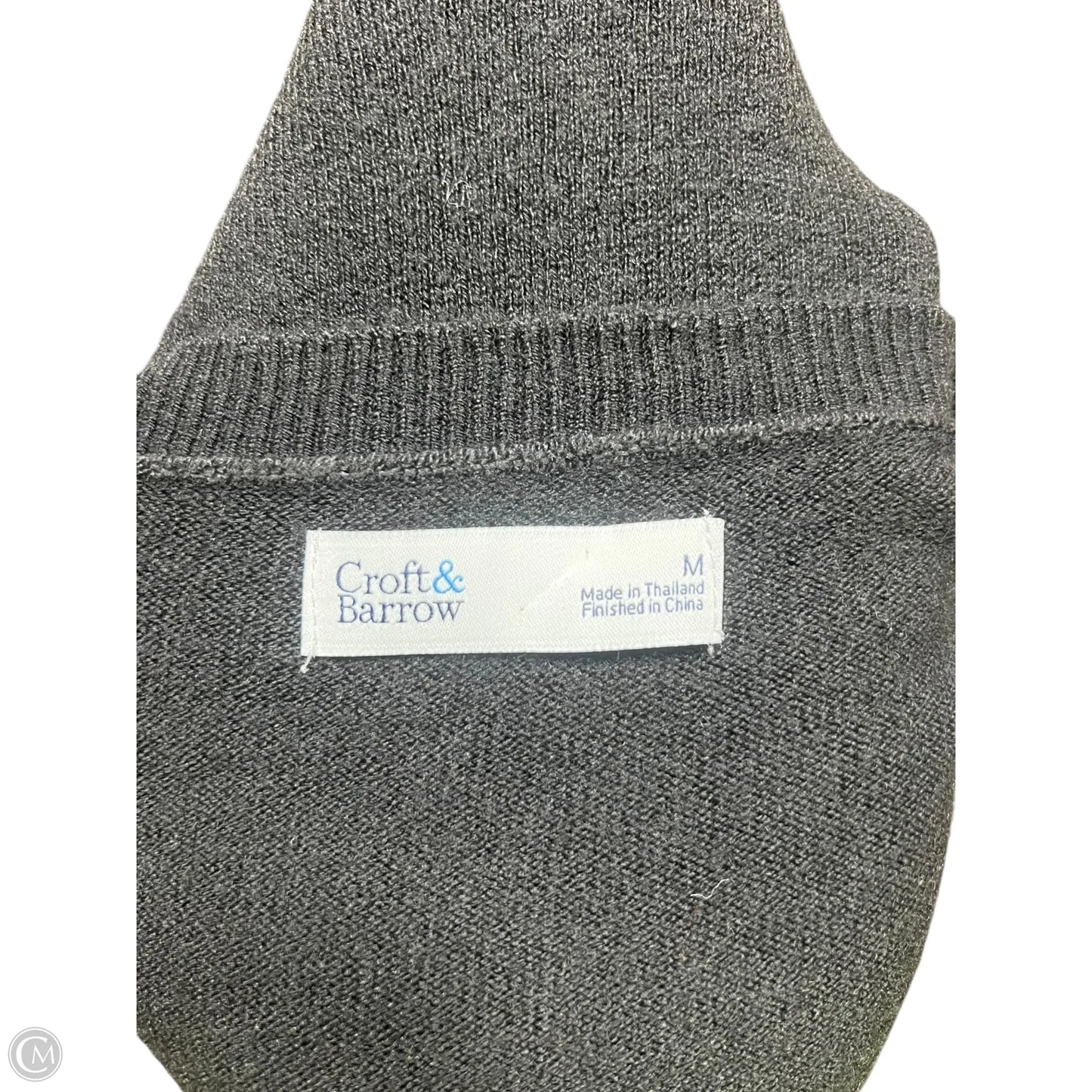 Sweater By Croft And Barrow In Black, Size: M