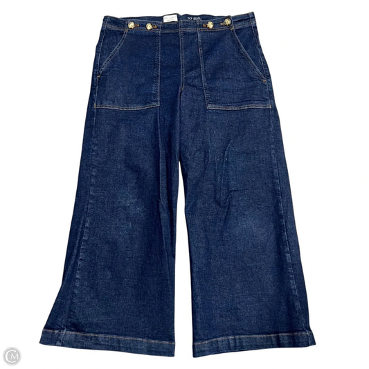 Jeans Wide Leg By Pilcro In Blue Denim, Size: 16