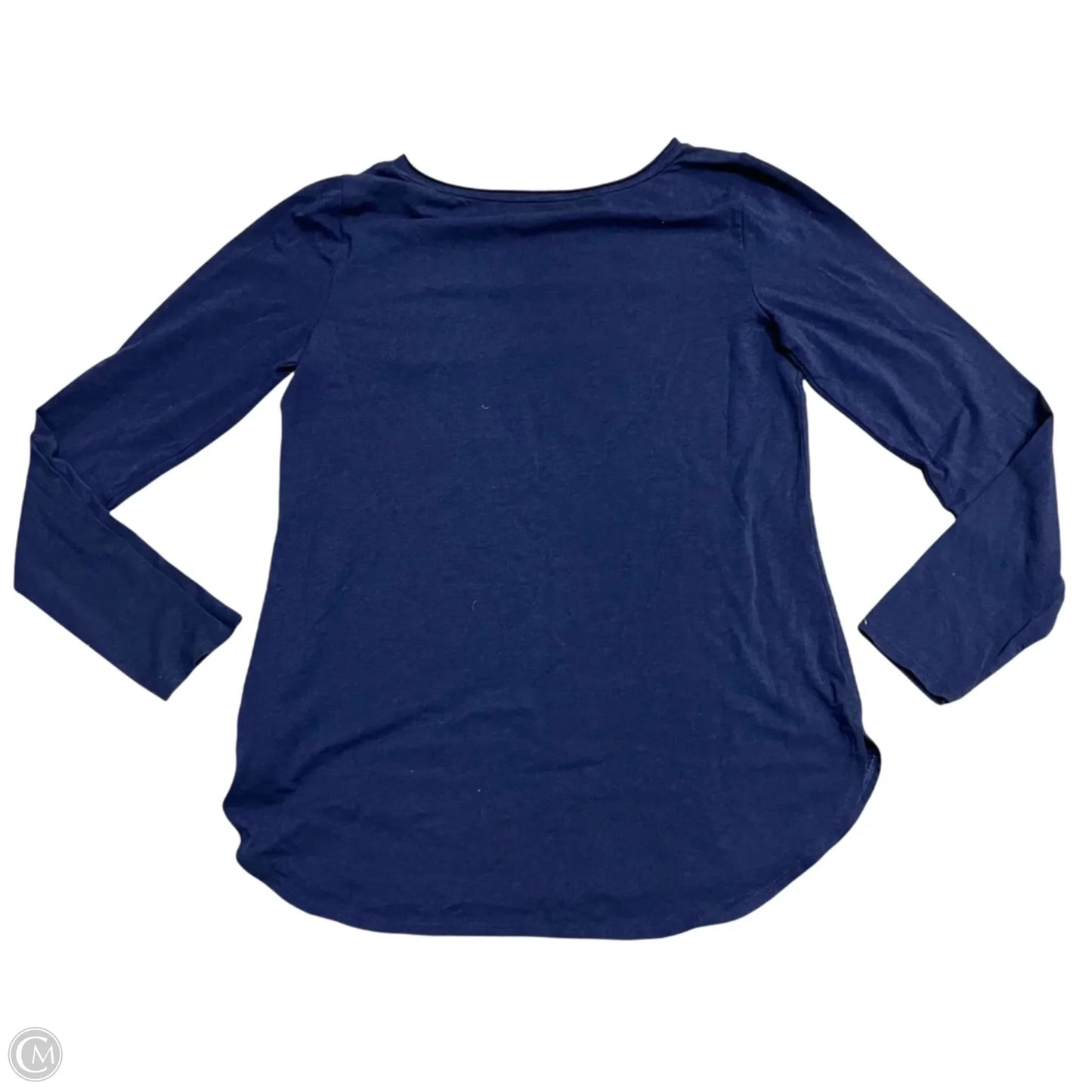 Top Long Sleeve Designer By Lilly Pulitzer In Navy, Size: S