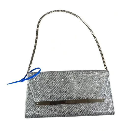 Clutch Luxury Designer By Jimmy Choo, Size: Medium