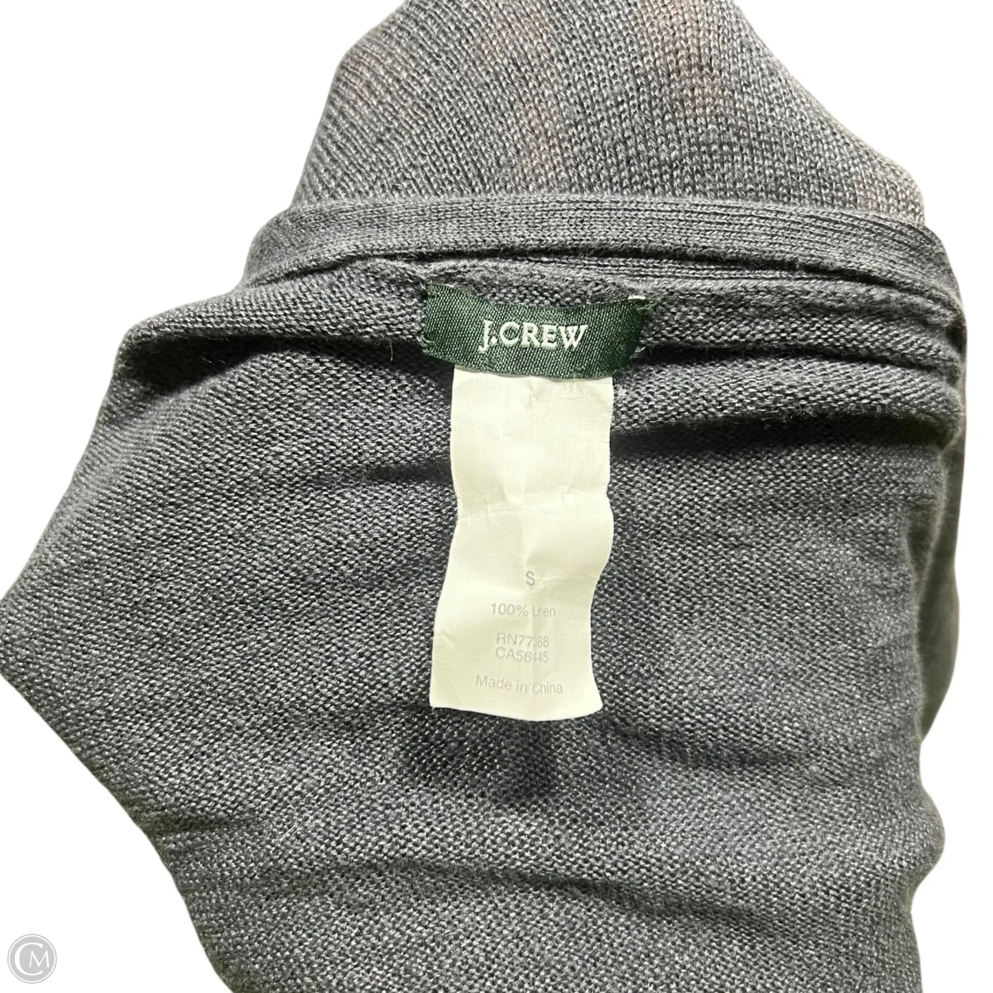 Sweater Cardigan By J. Crew In Grey, Size: S