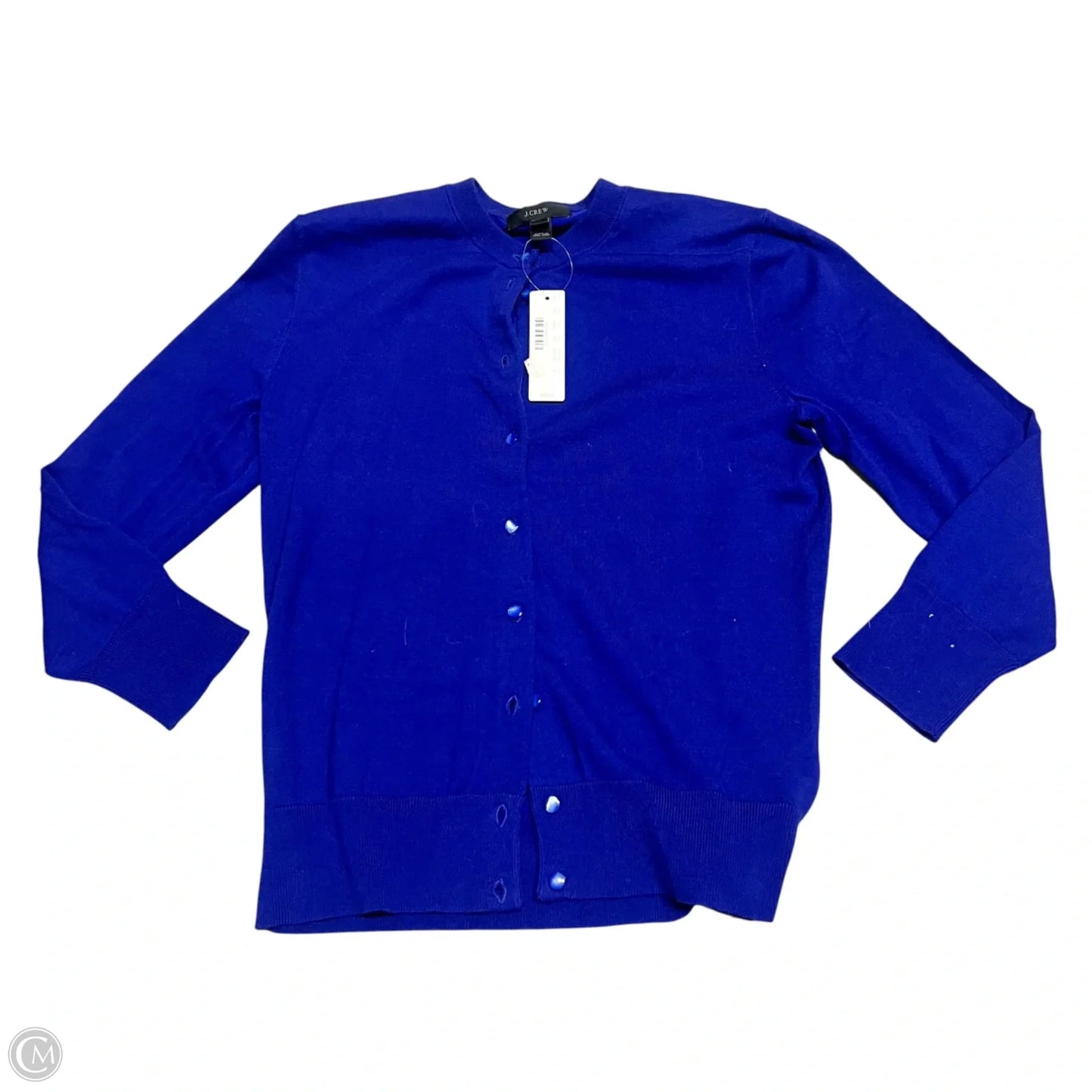 Sweater Cardigan By J. Crew In Blue, Size: S