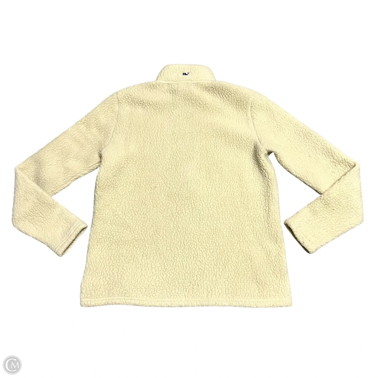 Sweatshirt Collar By Vineyard Vines In Tan, Size: S