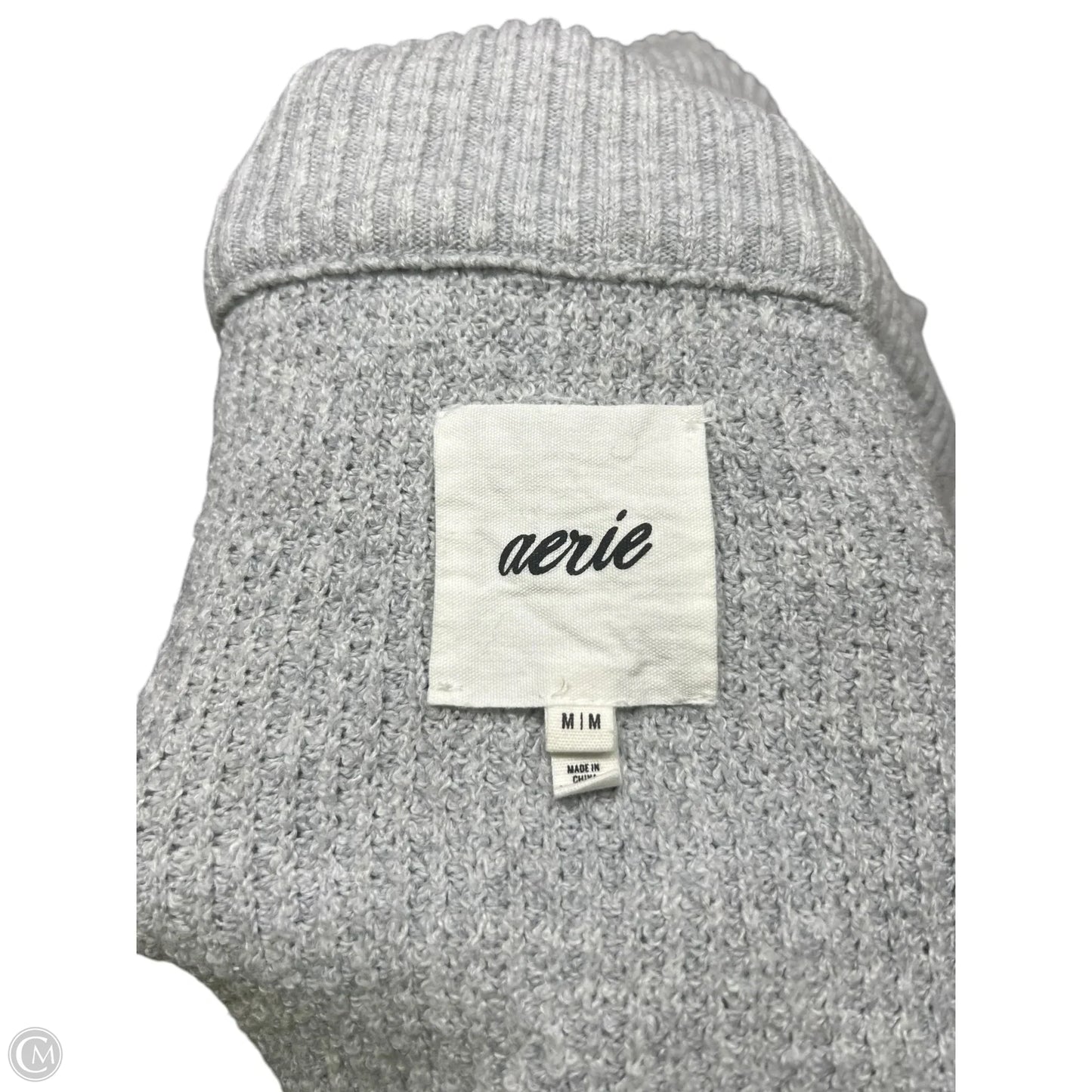 Sweatshirt Collar By Aerie In Grey, Size: M