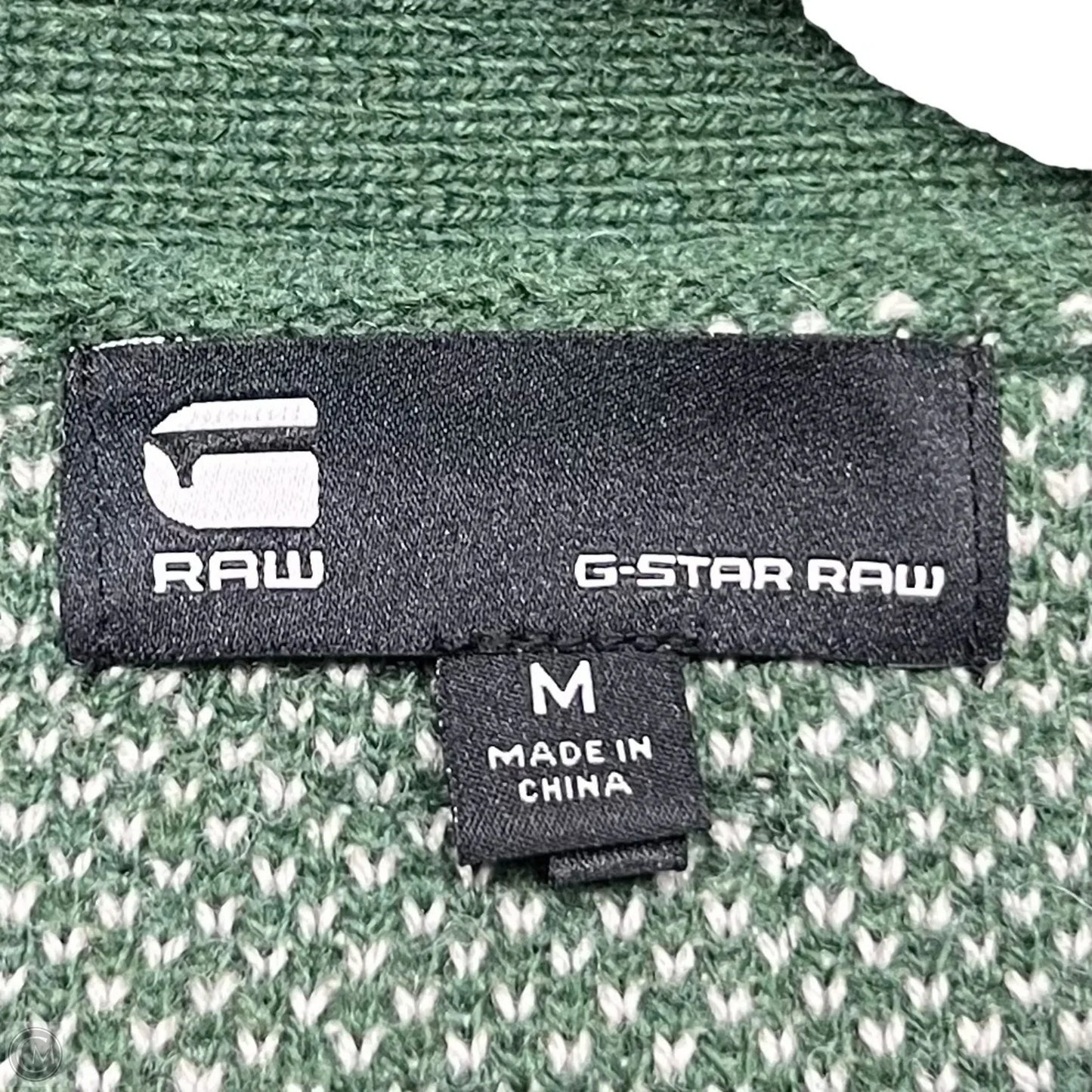 Sweater Cardigan By G Star Raw In Green, Size: M