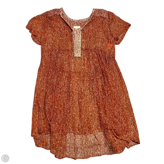 Dress Casual Short By Maeve In Orange, Size: Xl